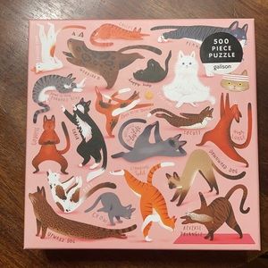 Yoga cat jigsaw puzzle